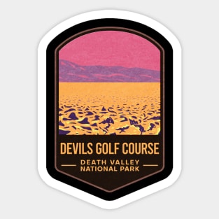 Devils Golf Course Death Valley National Park Sticker